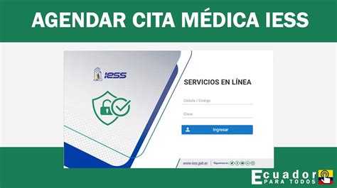 iess agendar cita|Pasos para agendar Citas Médicas en el IESS vía。